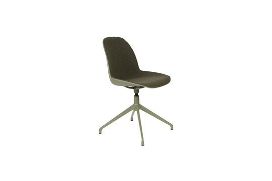 Green fabric office chair Albert Kuip Clipped