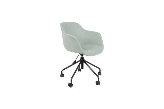 Green fabric office chair Junzo Rib Clipped