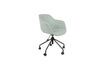 Miniature Green fabric office chair Junzo Rib 1