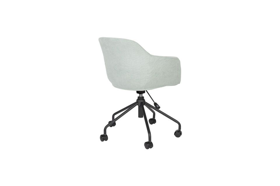 Green fabric office chair Junzo Rib - 4