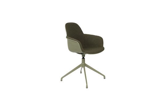 Green fabric swivel chair Albert Kuip Clipped