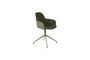 Miniature Green fabric swivel chair Albert Kuip Clipped