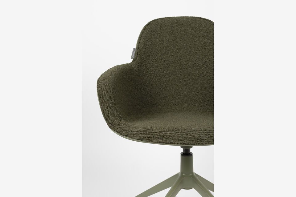 Green fabric swivel chair Albert Kuip - 6