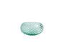 Miniature Green glass salad bowl Diamant Clipped