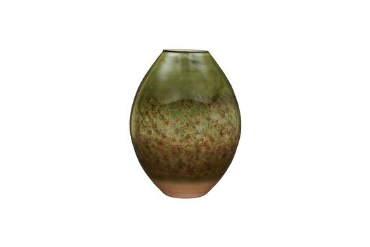 Green glass vase Close Clipped