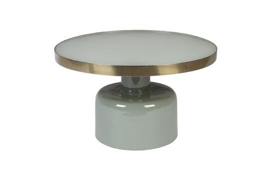 Green iron coffee table Glam Clipped