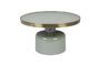 Miniature Green iron coffee table Glam Clipped