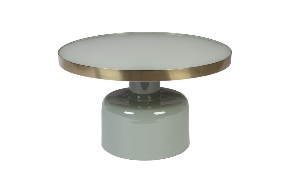 Green iron coffee table Glam Zuiver