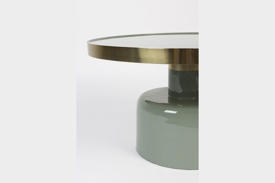 Green iron coffee table Glam - 4