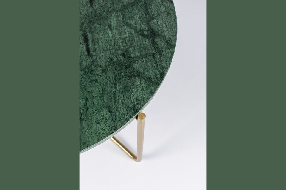 Green marble coffee table Timpa - 4