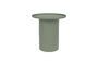 Miniature Green metal round side table Sverre Clipped