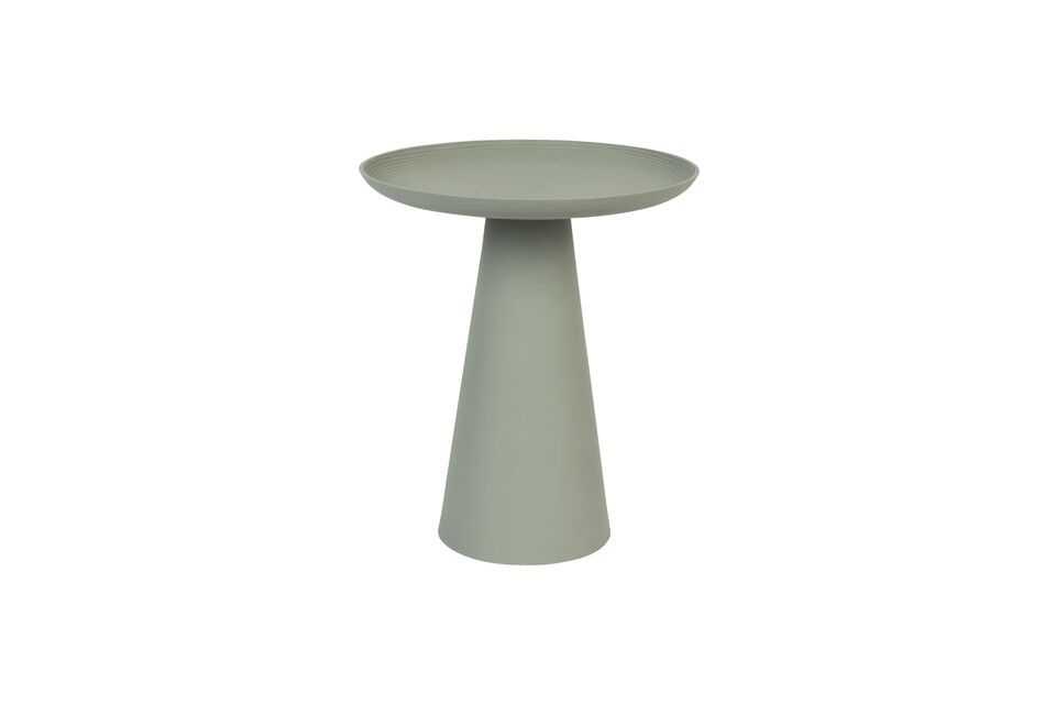 Green metal side table Ringar White Label