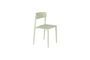 Miniature Green plastic chair Clive Clipped