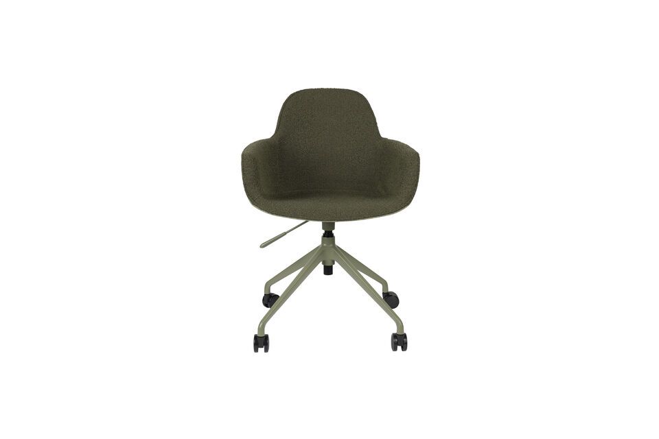 Green plastic office chair Albert Kuip - 1