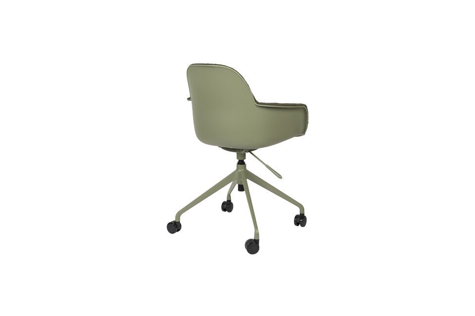 Green plastic office chair Albert Kuip - 3