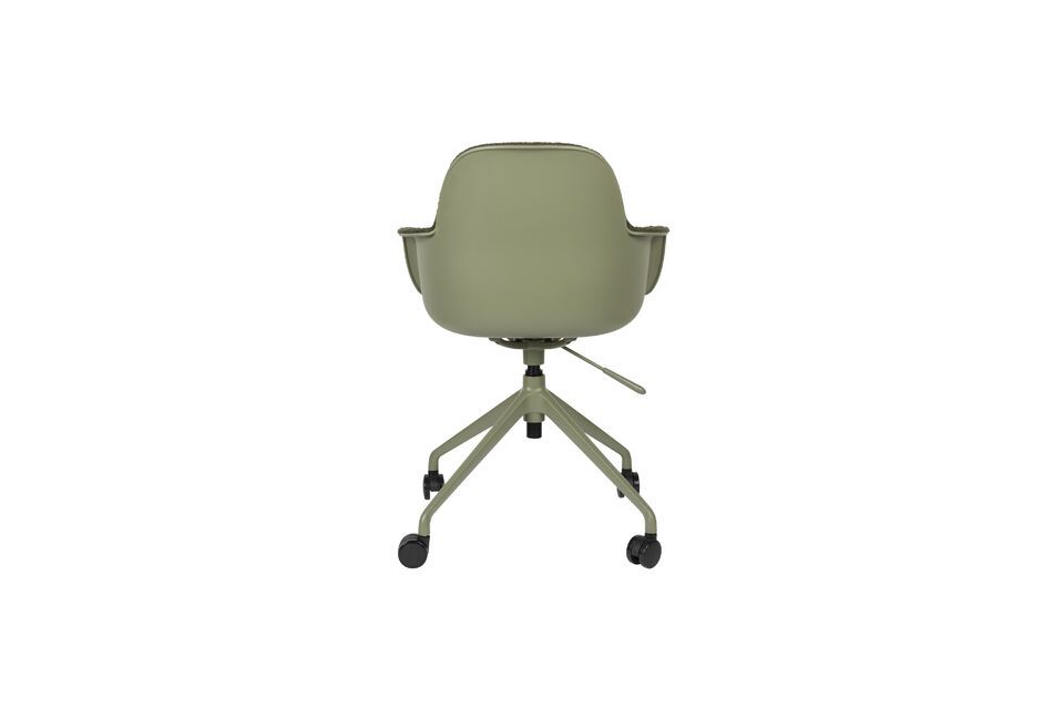 Green plastic office chair Albert Kuip - 4