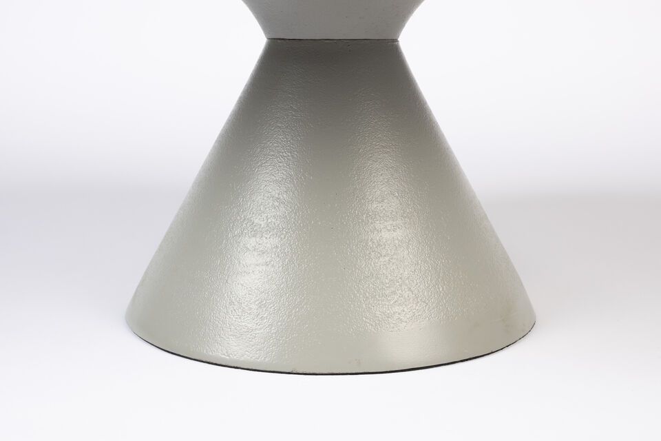 Grey aluminium coffee table Floss - 5