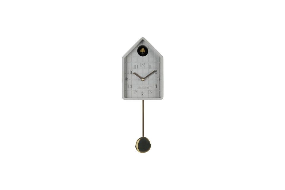 Grey concrete clock Lori - 2