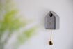 Miniature Grey concrete clock Lori 2