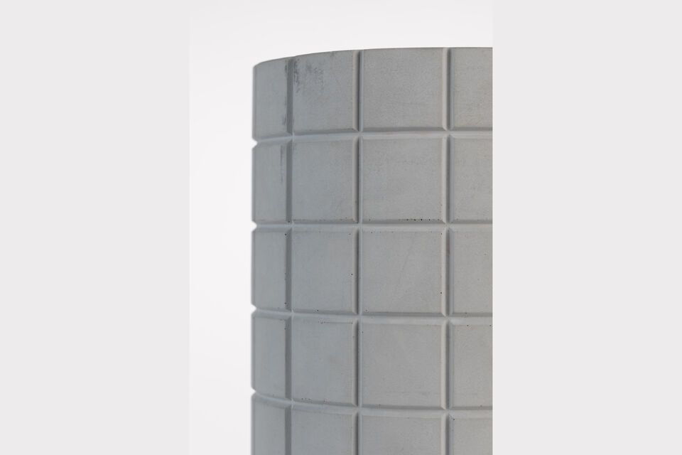 Grey concrete vase 26 cm Fajen - 3