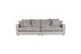 Miniature Grey fabric 3 seater sofa Sense Clipped