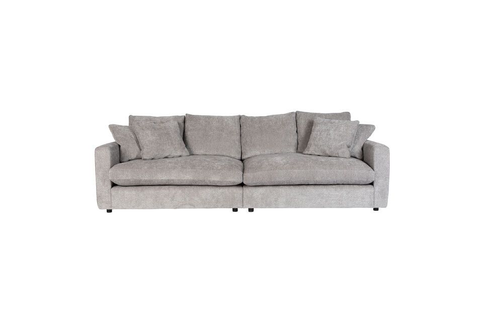 Grey fabric 3 seater sofa Sense Zuiver