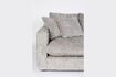 Miniature Grey fabric 3 seater sofa Sense 5