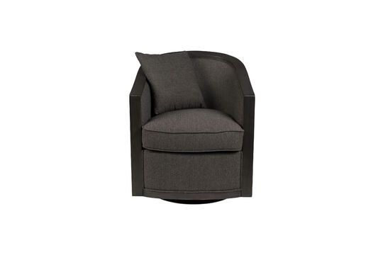 Grey fabric armchair Amaron Clipped