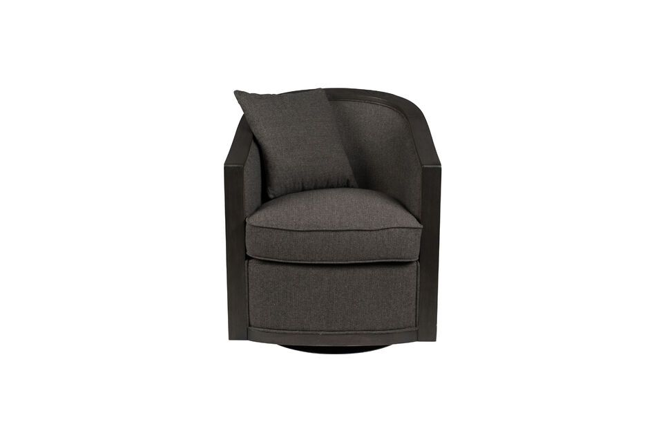 Grey fabric armchair Amaron DutchBone