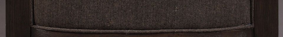 Material Details Grey fabric armchair Amaron