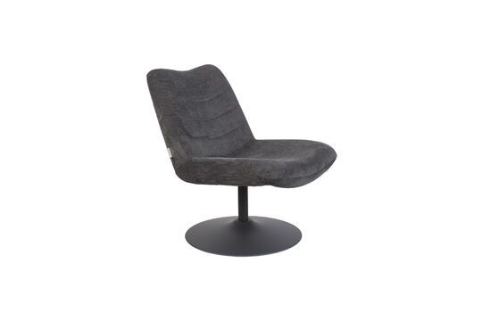 Grey fabric armchair Bubba Clipped