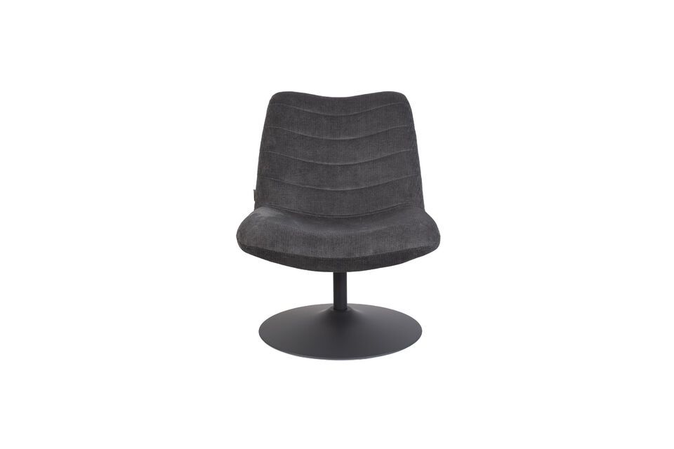 Grey fabric armchair Bubba - 3