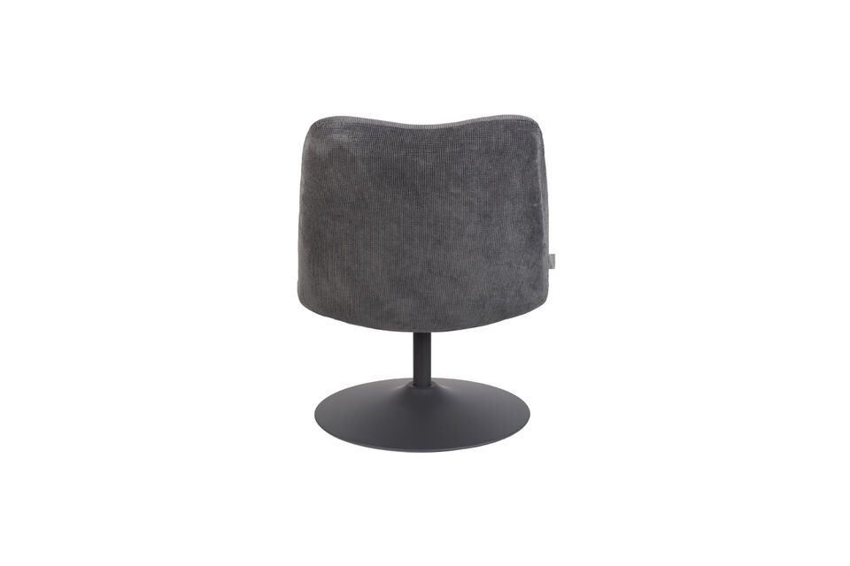 Grey fabric armchair Bubba - 6