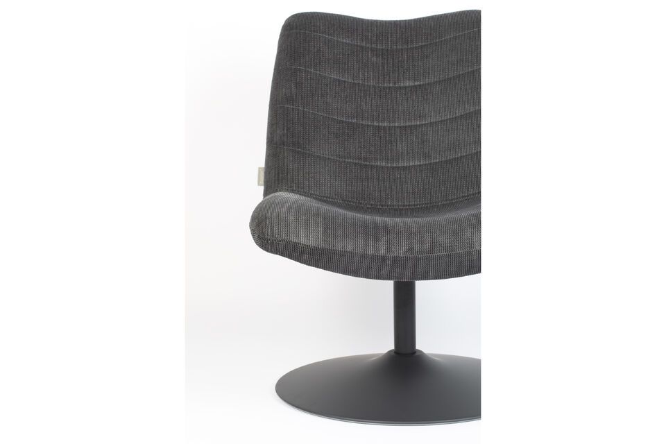 Grey fabric armchair Bubba - 7