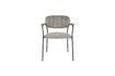 Miniature Grey fabric armchair Jolien 3