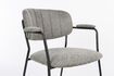 Miniature Grey fabric armchair Jolien 7