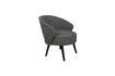 Miniature Grey fabric armchair Waldo 1