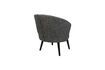 Miniature Grey fabric armchair Waldo 11