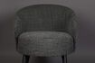 Miniature Grey fabric armchair Waldo 3