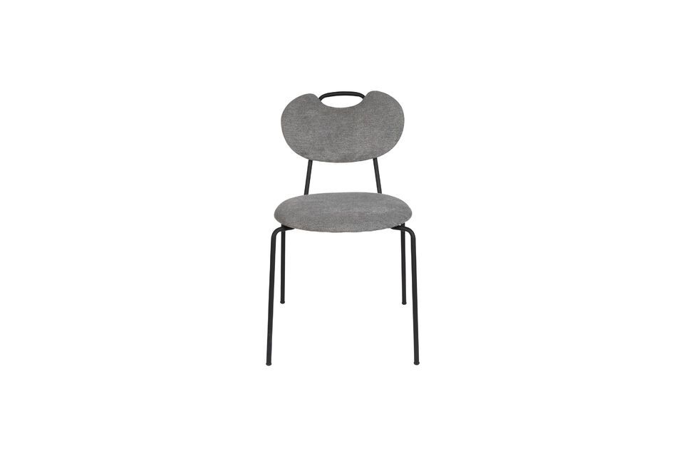 Grey fabric chair Aspen - 3