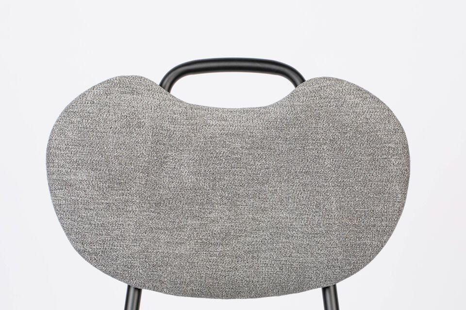 Grey fabric chair Aspen - 8