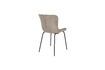 Miniature Grey fabric chair Junzo Rib 5