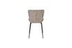 Miniature Grey fabric chair Junzo Rib 6