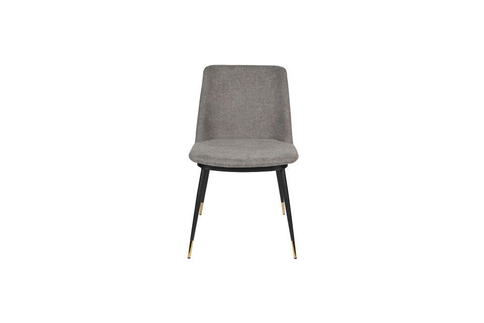 Grey fabric chair Lionel - 3