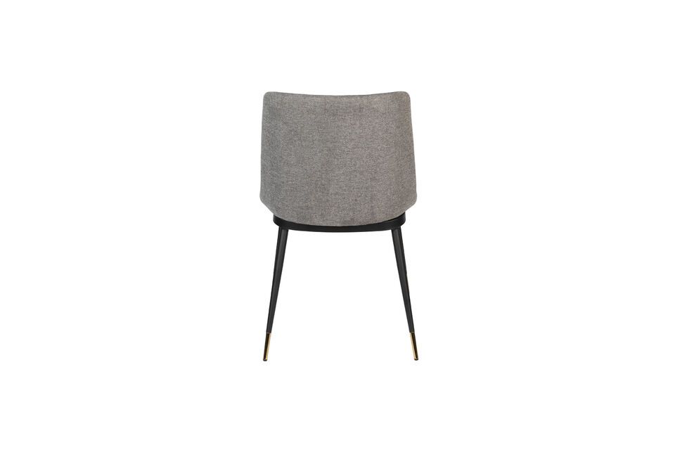 Grey fabric chair Lionel - 6