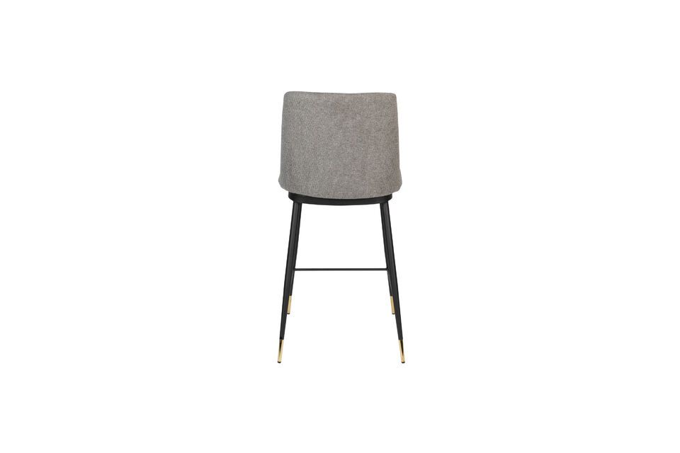 Grey fabric counter chair Lionel - 6