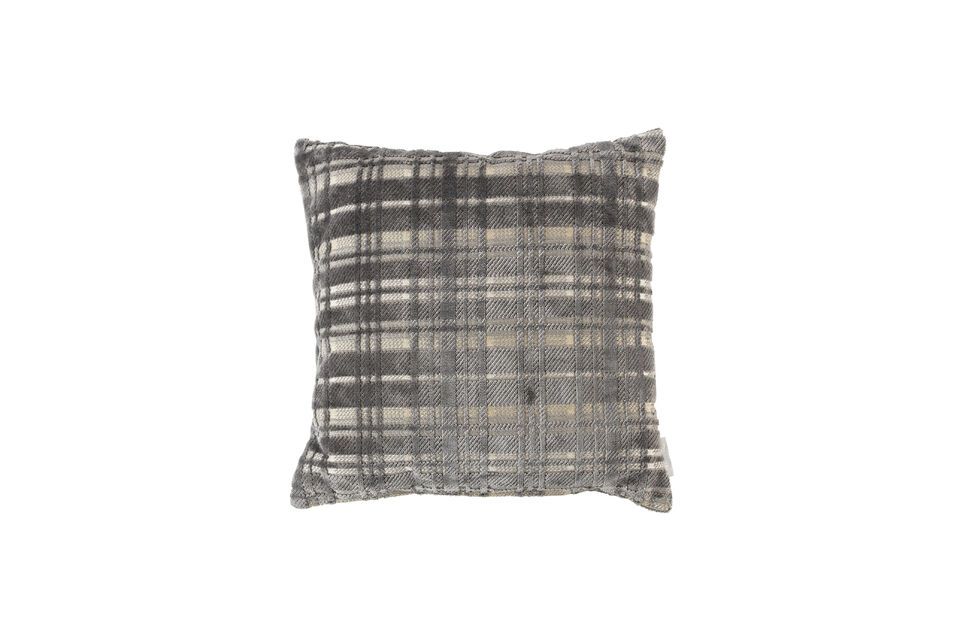 Grey fabric cushion Dandy Zuiver