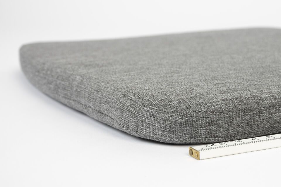 Grey fabric cushion Friday - 7