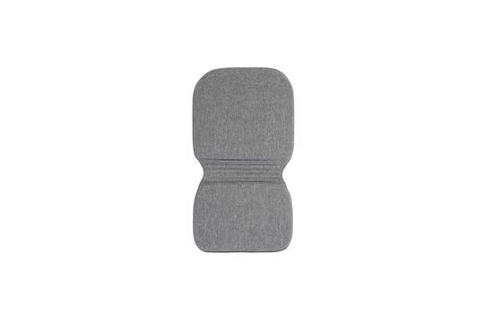 Grey fabric cushion Vondel Clipped