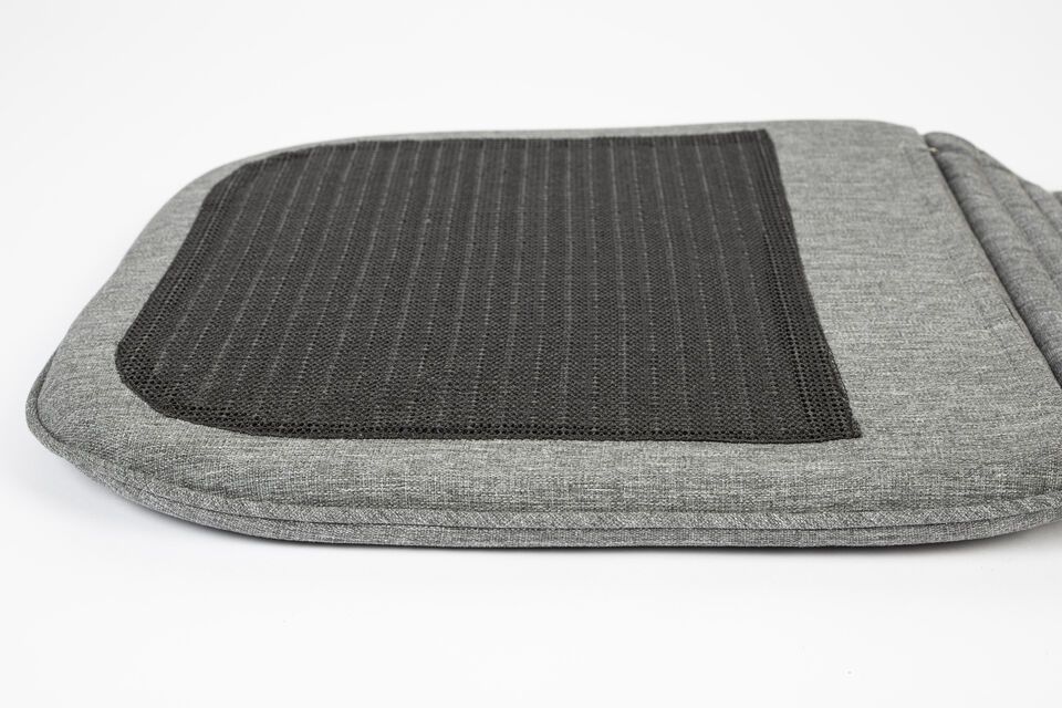 Grey fabric cushion Vondel - 6